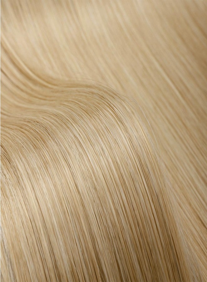 S-noilite One Piece 30" Long Straight Clip-in Hair Extensions Ash Blonde Thick Hair Piece for Women - Full Head Natural Soft Synthetic Fiber Hairpieces - Image 5